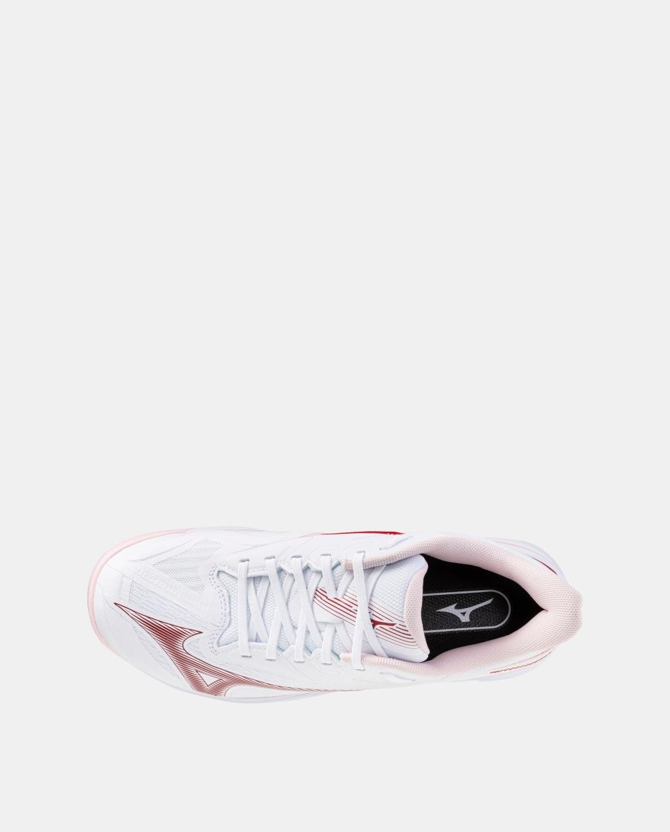 Sapatilhas de Ténis de Mulher Wave Exceed Court Cc Branco / Vermelho-3
