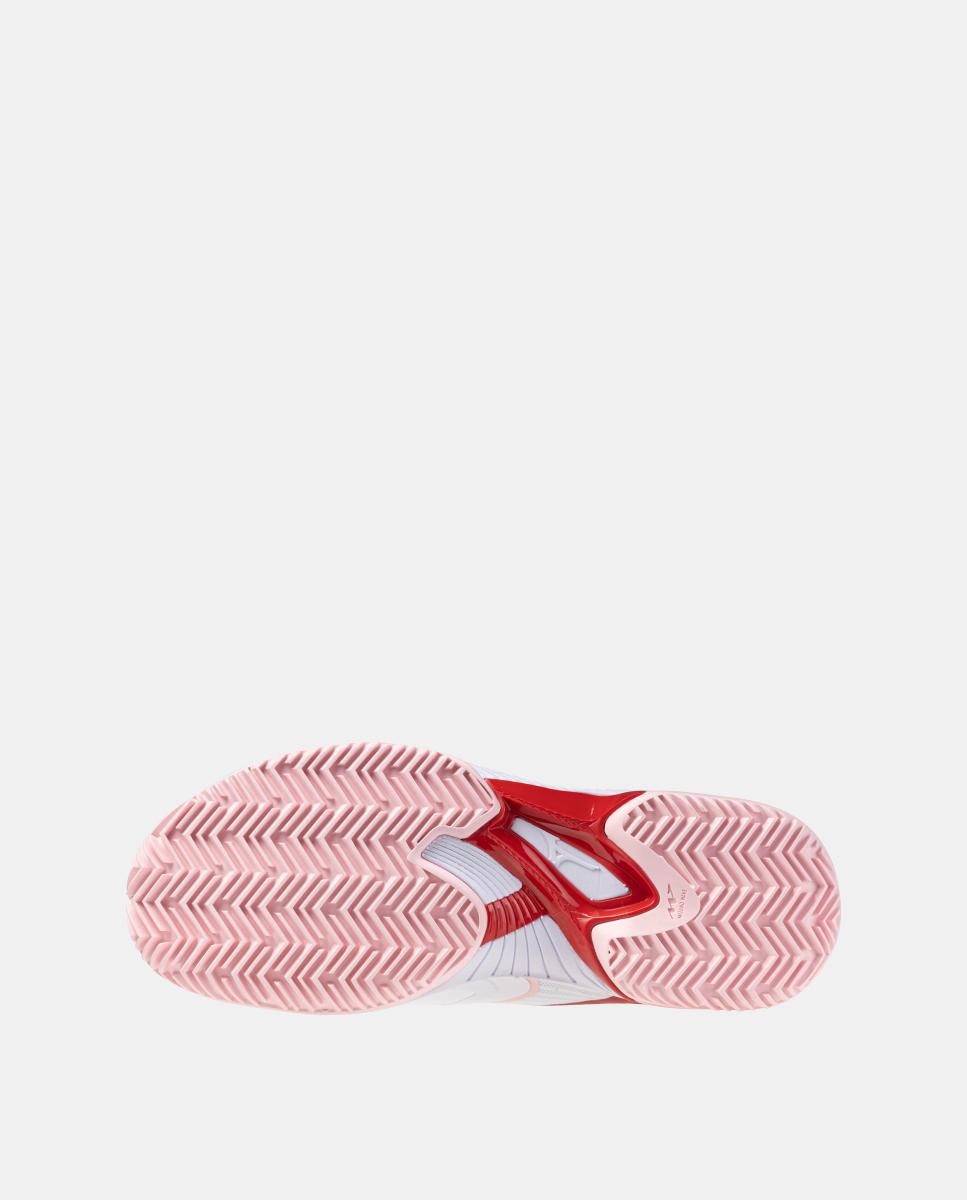 Sapatilhas de Ténis de Mulher Wave Exceed Court Cc Branco / Vermelho-4