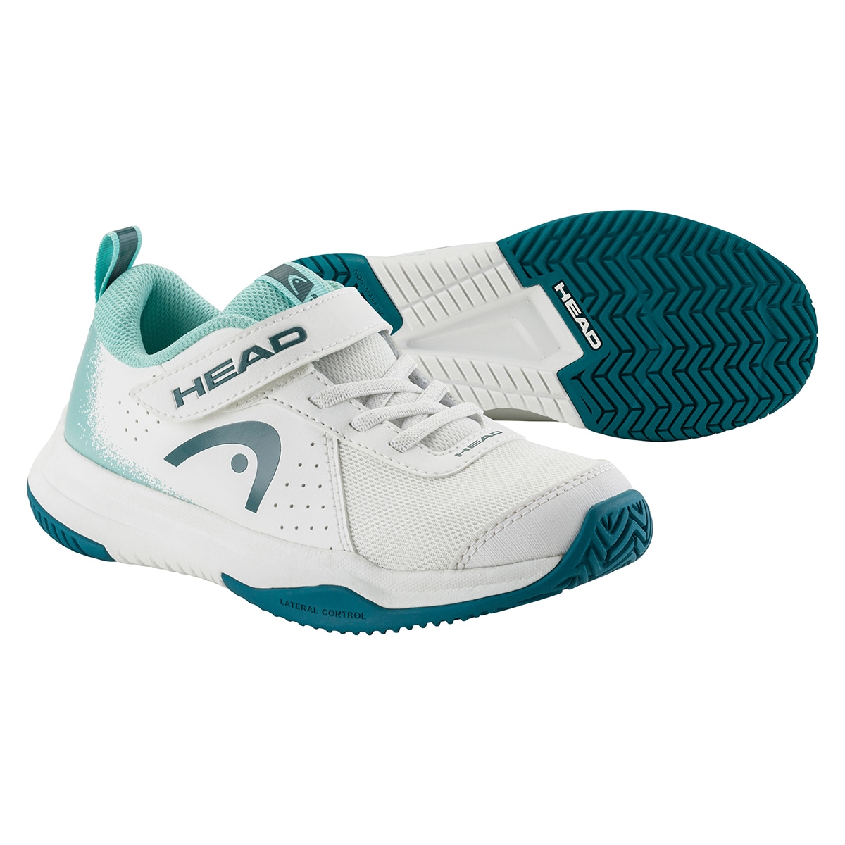 Sapatilhas Junior Sprint Velcro 4.0 Branco / Azul-2