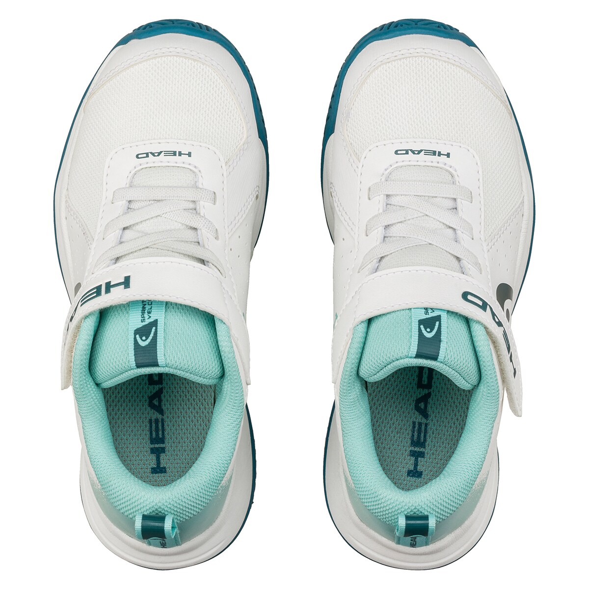 Sapatilhas Junior Sprint Velcro 4.0 Branco / Azul-3