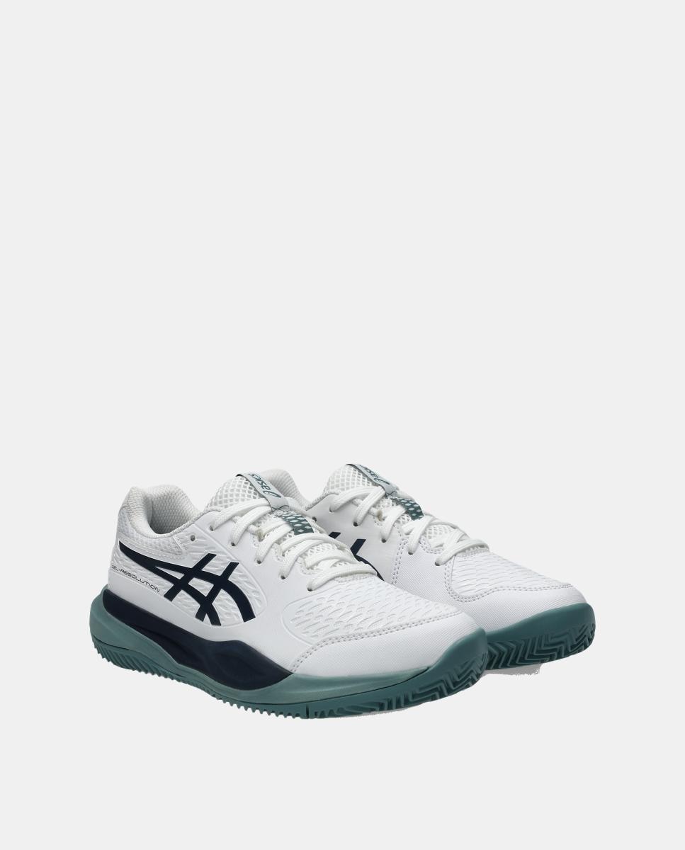 Sapatilhas Infantil Gel-Resolution X Gs Clay Asics Branco / Azul-marinho-2