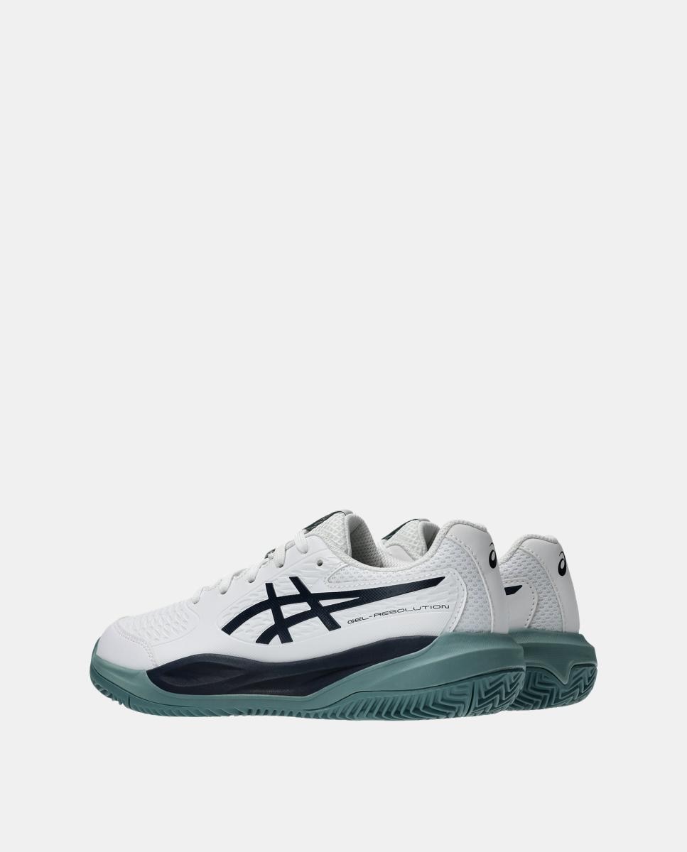 Sapatilhas Infantil Gel-Resolution X Gs Clay Asics Branco / Azul-marinho-6