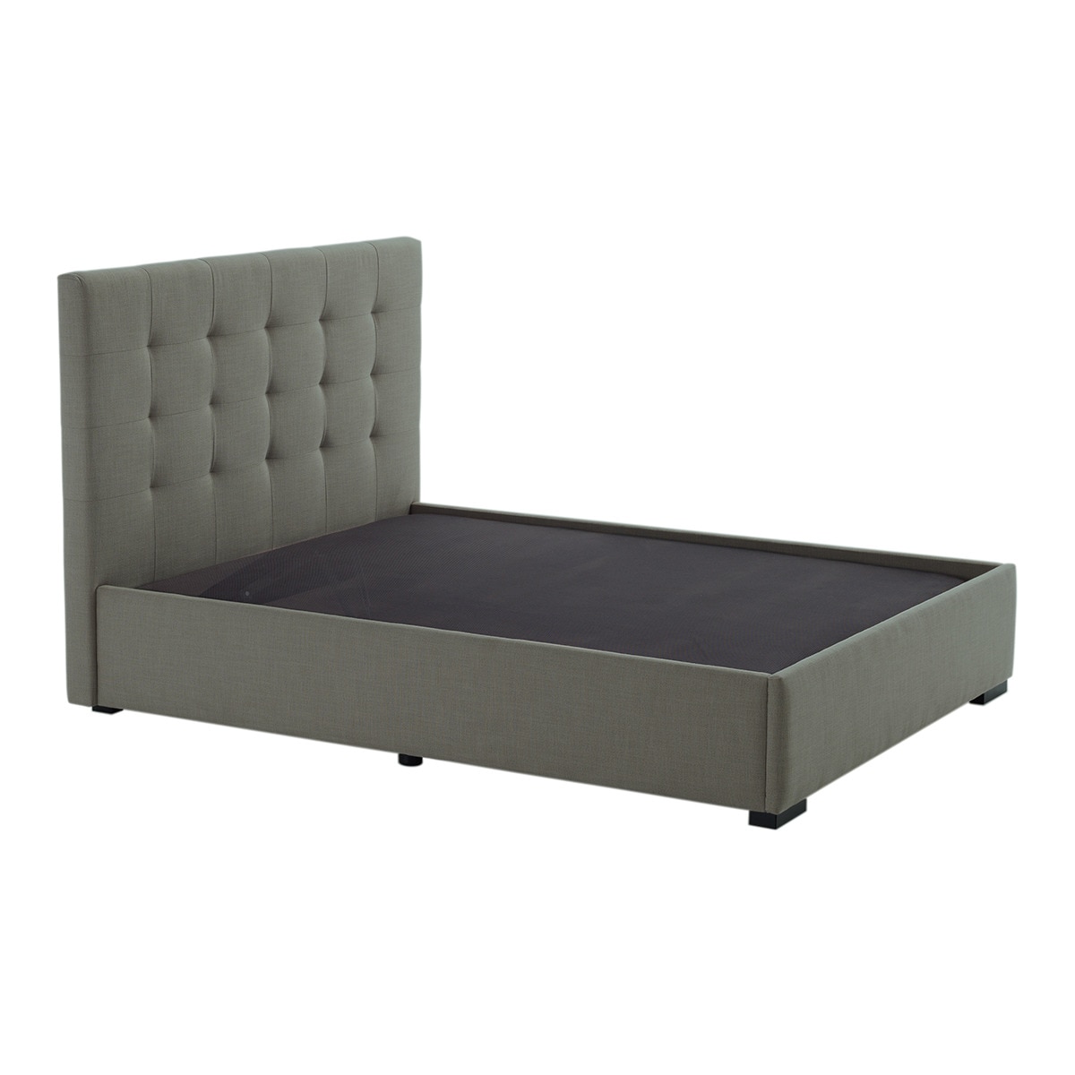 Cama doble tapizadas con arcón abatible Balmoral El Corte Inglés - Gris Cama 150 x 190 cm Gris-1