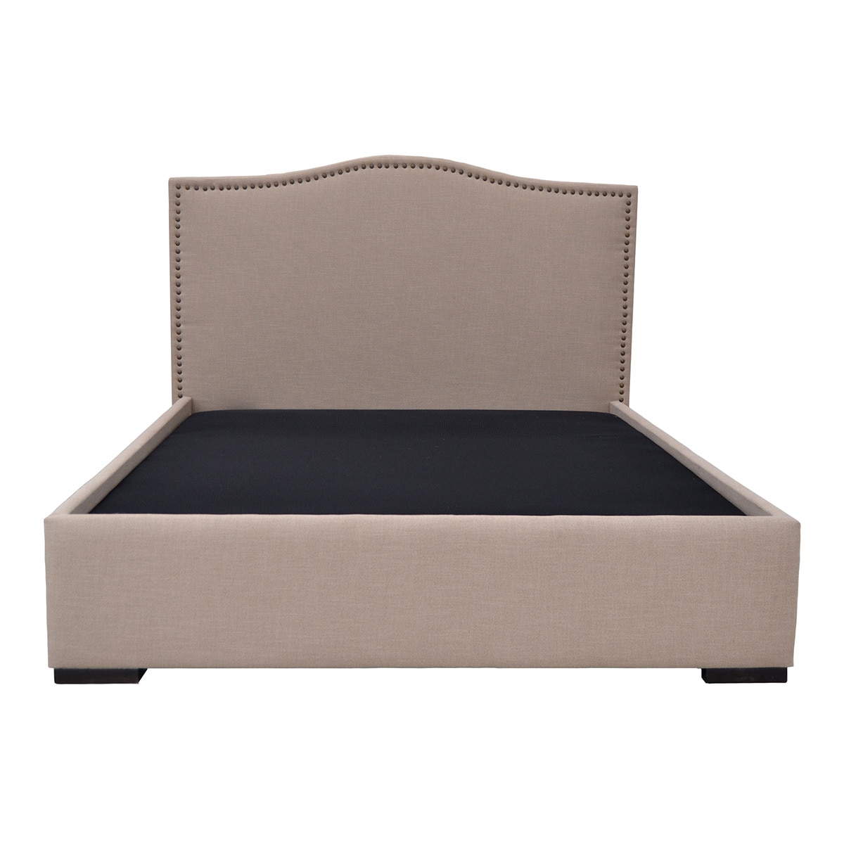Imagem 0 de Cama de Casal Estofada com Baú Rebatível Síria
