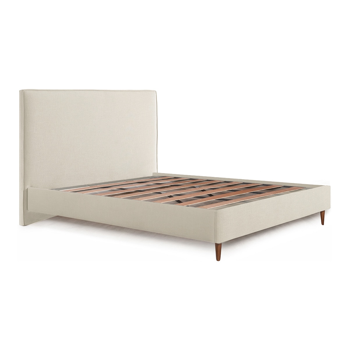 Imagem 0 de Cama de Casal Estofada em Algodão e Linho Shiraz