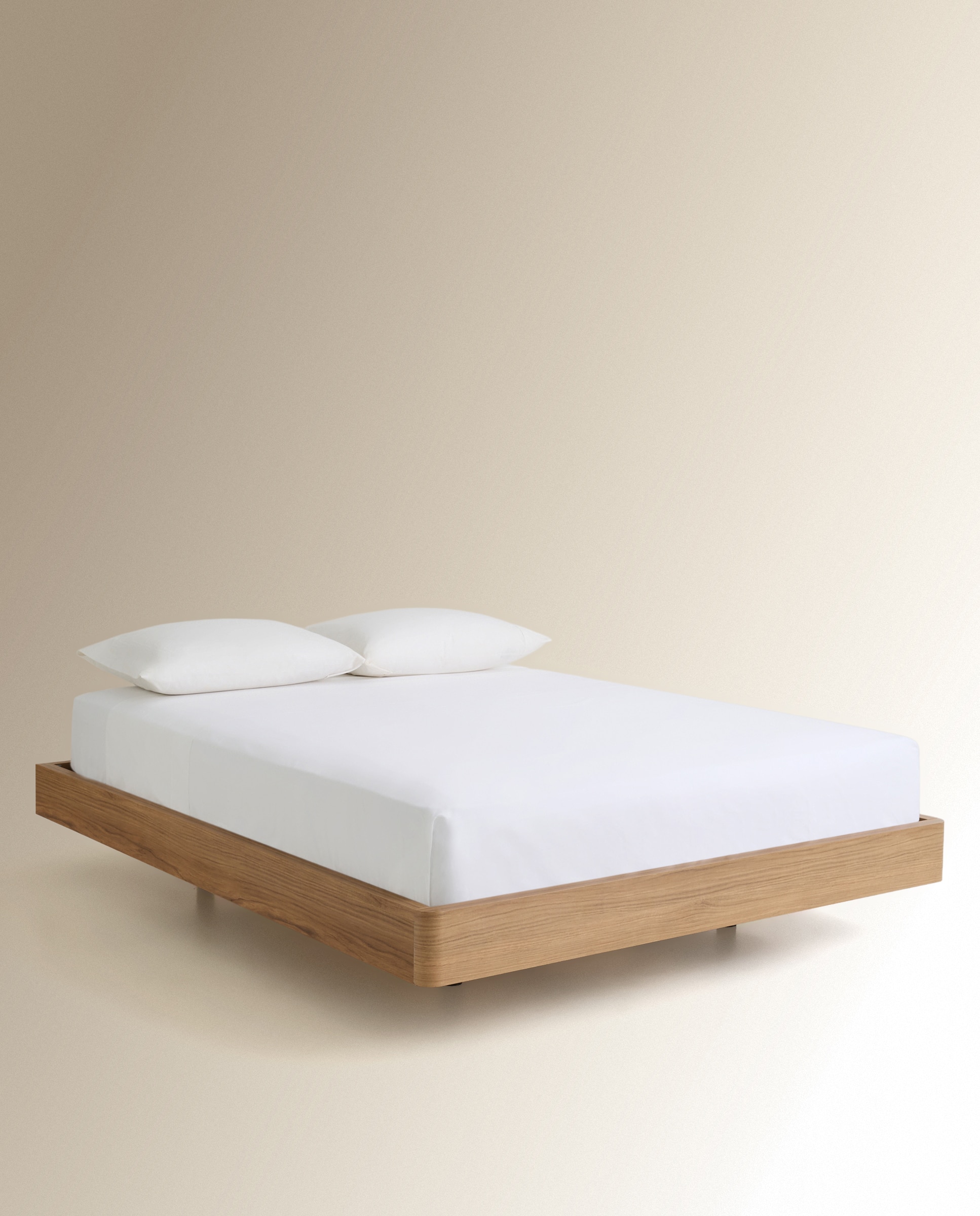 Estructura para cama doble volada Alan El Corte Inglés - Nogal Cama 135 cm Nogal-1