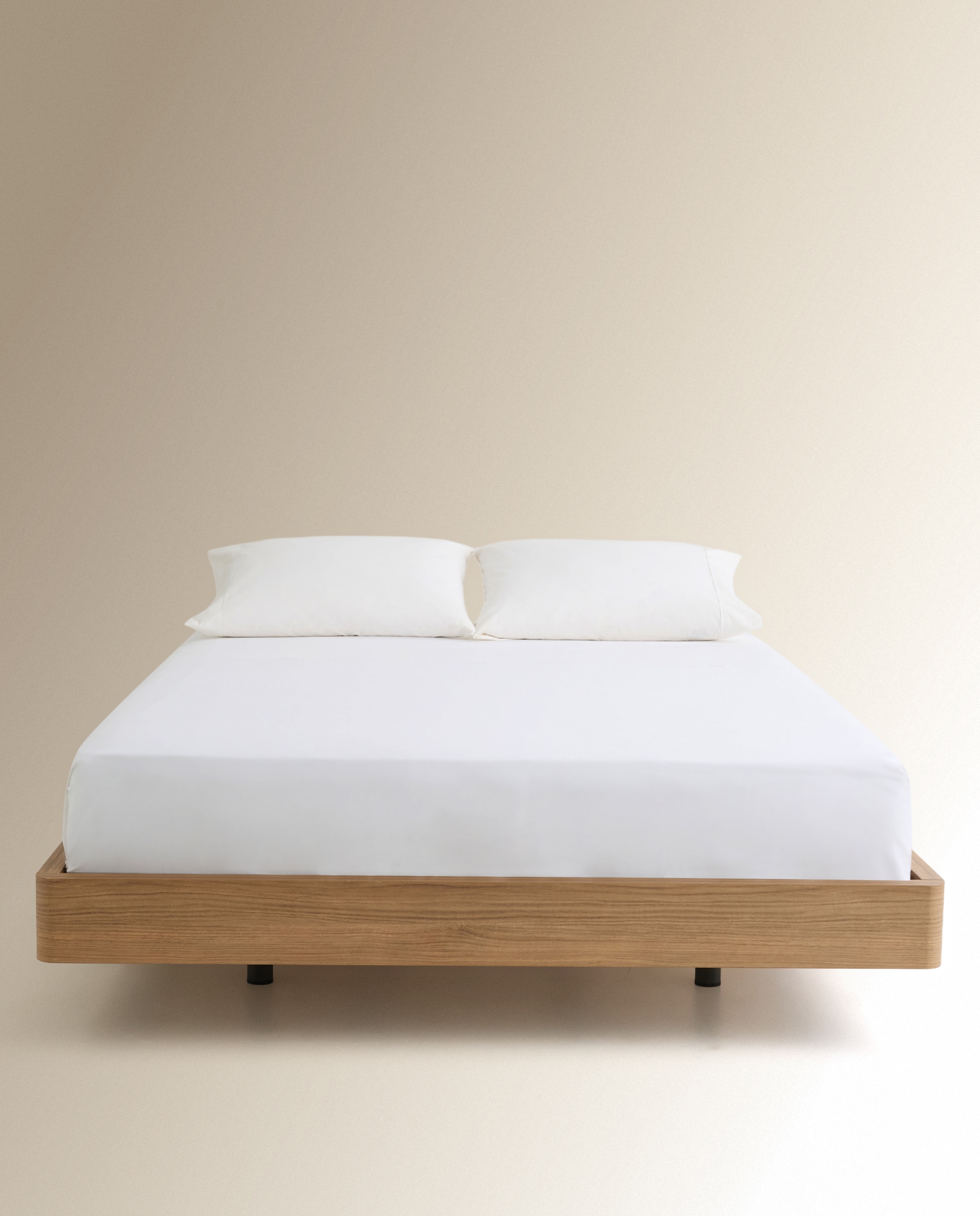 Estructura para cama doble volada Alan El Corte Inglés - Nogal Cama 135 cm Nogal-3