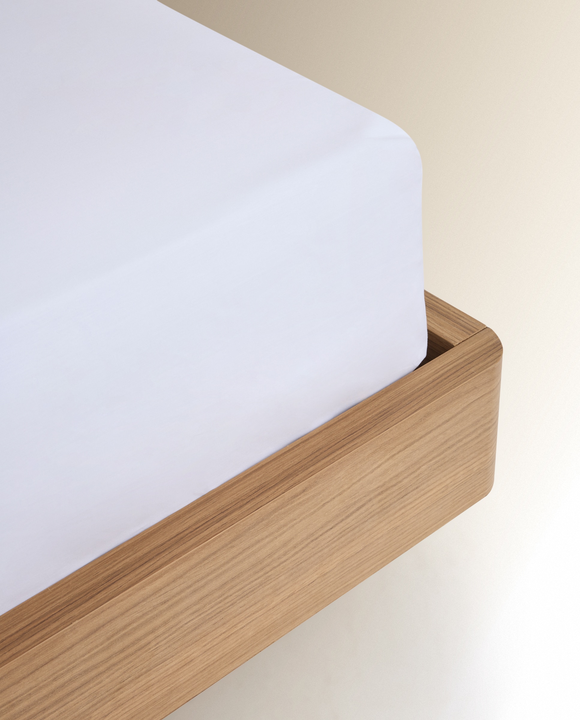 Estructura para cama doble volada Alan El Corte Inglés - Nogal Cama 135 cm Nogal-5