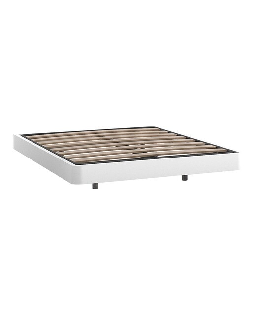 Estructura para cama doble volada Alan El Corte Inglés - Blanco polar Cama 135 cm Blanco polar-2
