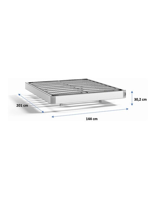 Estrutura para Cama de Casal Elevada Alan Carvalho-4