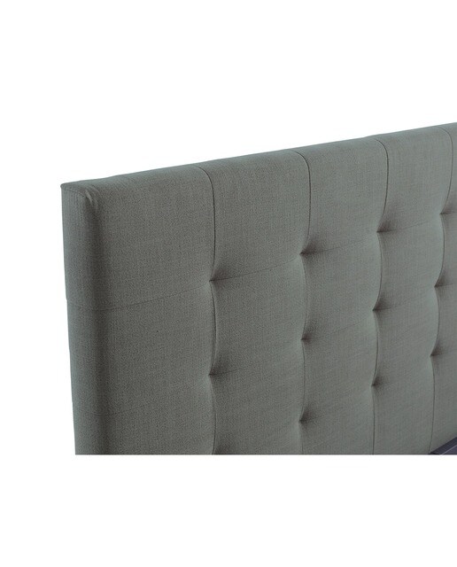 Cama doble tapizada con somier Balmoral El Corte Inglés - Gris Cama 150 x 190 cm Gris-3