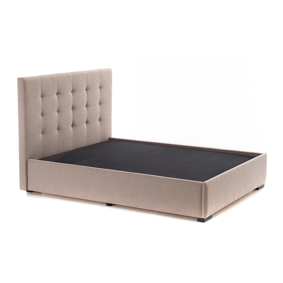 Imagem 0 de Cama de Casal Estofada com Baú Rebatível Balmoral