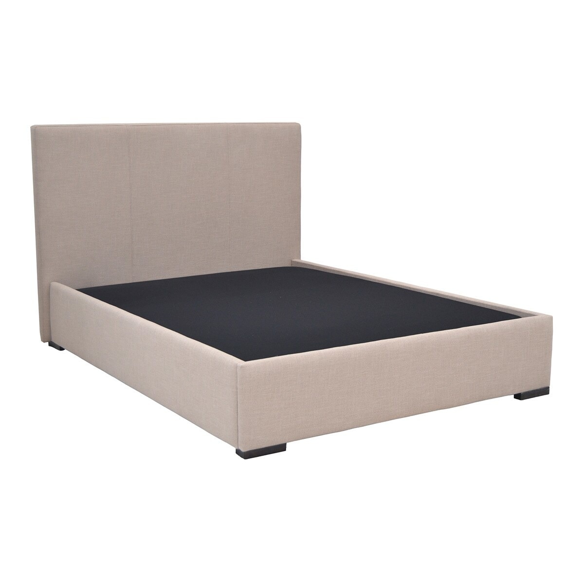 Imagem 0 de Cama de Casal Estofada com Baú Rebatível Turim