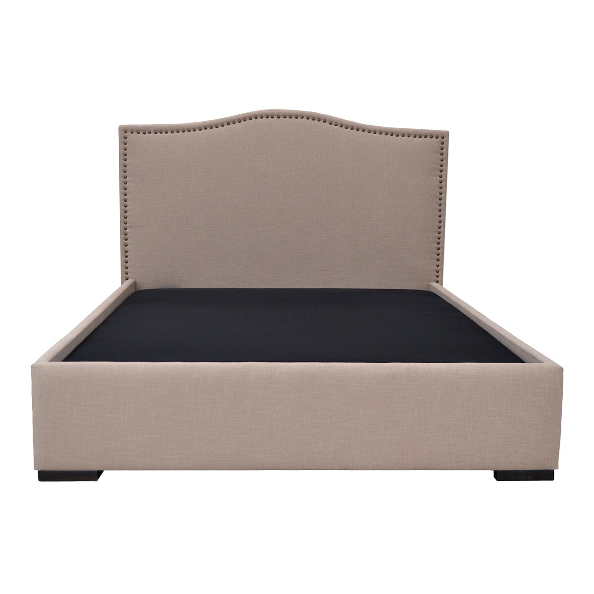 Imagem 0 de Cama de Casal Estofada com Baú Rebatível Síria