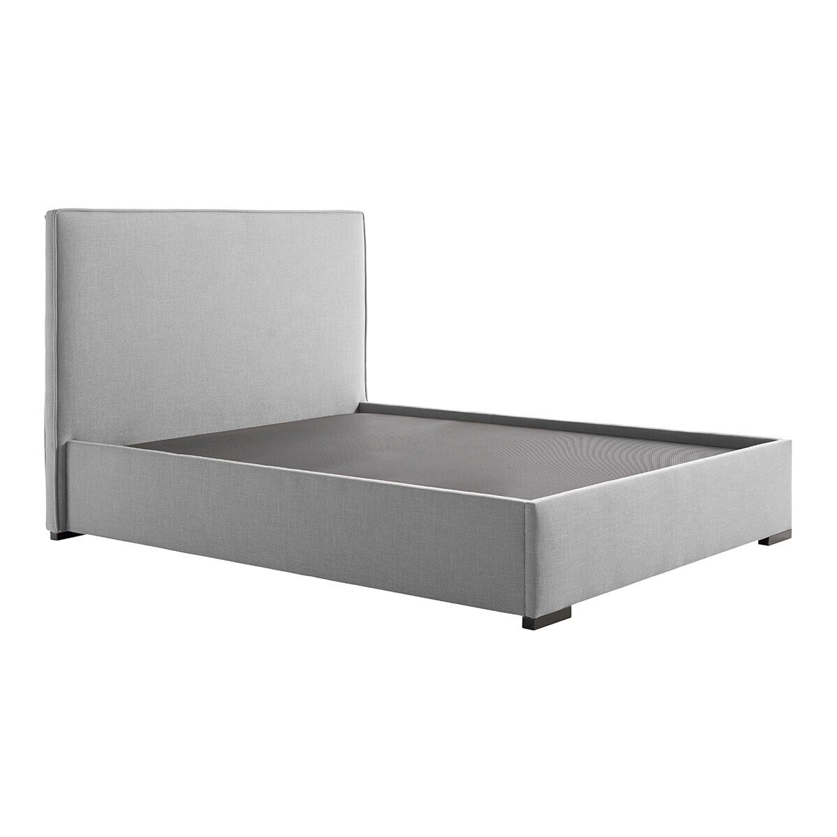 Imagem 0 de Cama de Casal Estofada com Baú Rebatível Shiraz