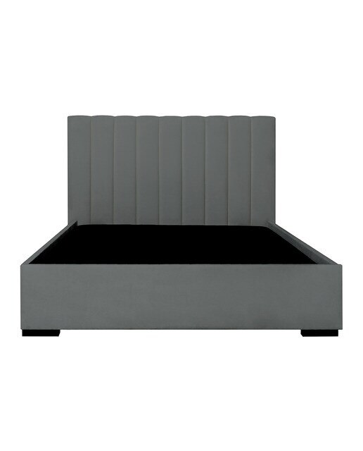 Imagen 2 de Cama doble tapizada con arcón abatible Montana El Corte Inglés - Atlas / Gris oscuro Cama 150 x 190 cm Atlas / Gris oscuro