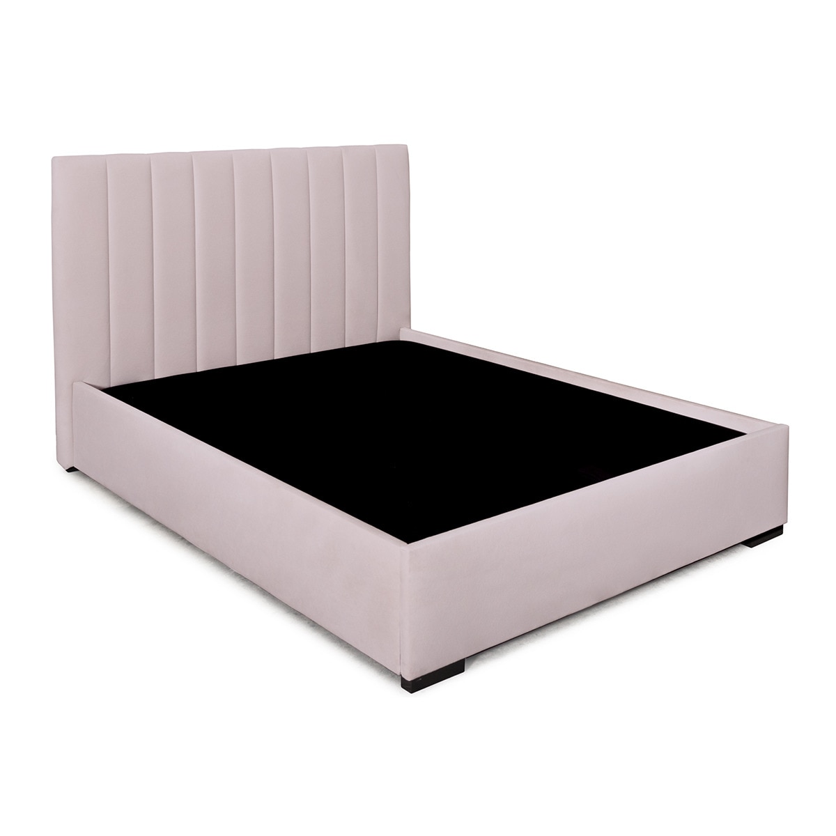 Imagen 1 de Cama doble tapizada con arcón abatible Montana El Corte Inglés - Atlas / Rosa claro Cama 150 x 190 cm Atlas / Rosa claro