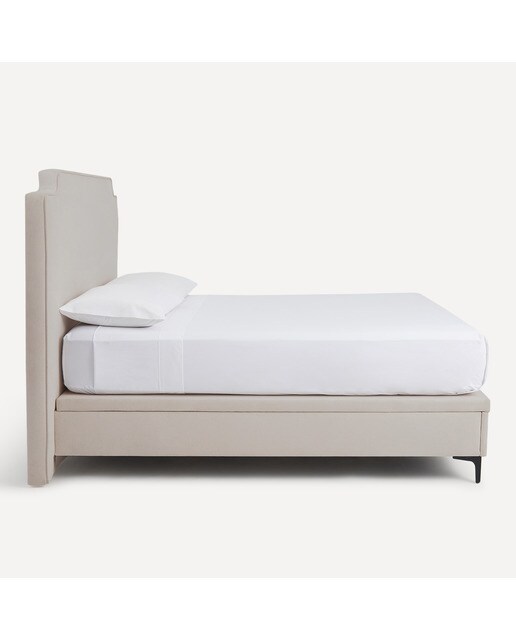 Cama doble tapizada con arcón abatible Byron El Corte Inglés - Aruba / Tierra 165 x 200 cm Aruba / Tierra-2
