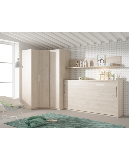 Cama rebatível horizontal Mio Areia-5