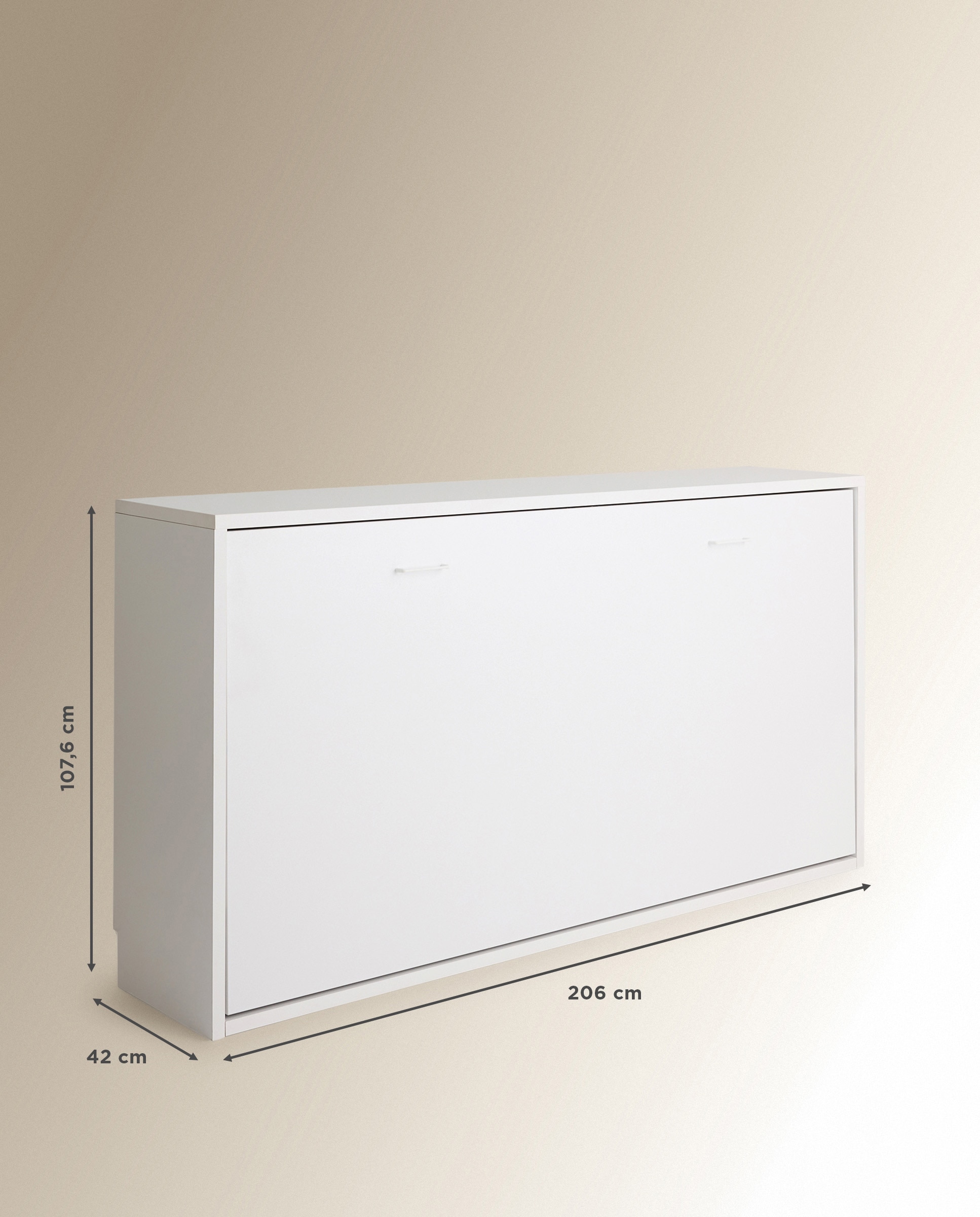 Imagen 14 de Cama individual abatible horizontal Noel El Corte Inglés - Blanco Blanco