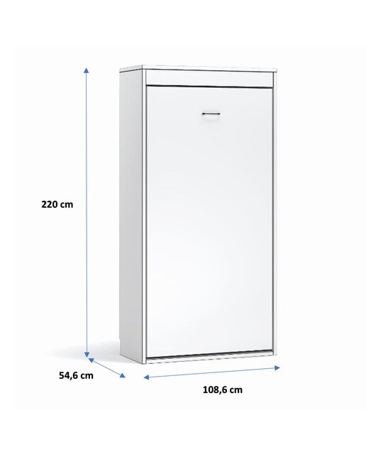 Imagen 4 de Cama individual abatible vertical Noel El Corte Inglés - Blanco Blanco