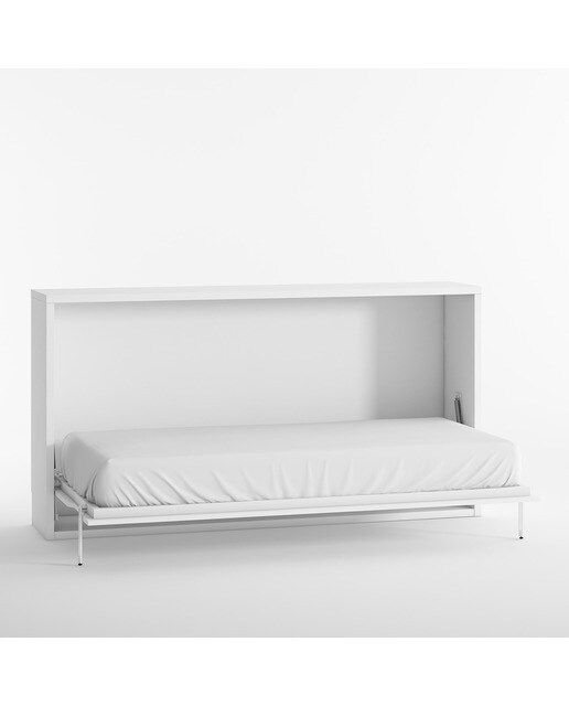 Quarto juvenil com cama rebatível horizontal branco Mio 3