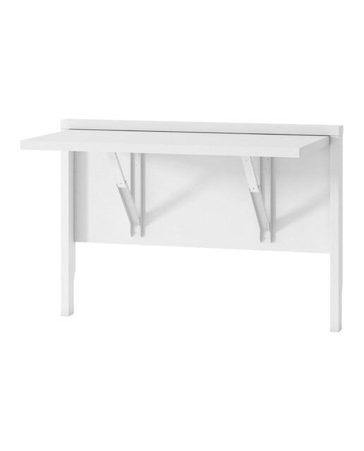 Quarto juvenil com cama rebatível horizontal branco Mio 4