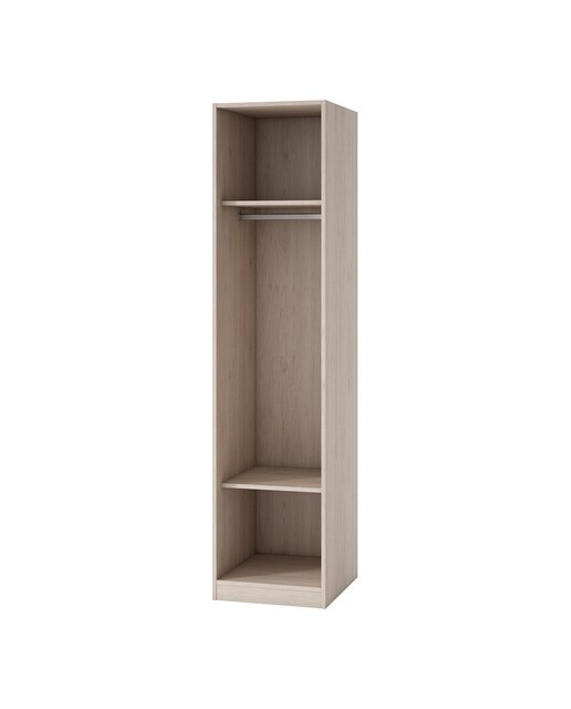Quarto juvenil com cama rebatível horizontal cor de areia/branco Mio 3