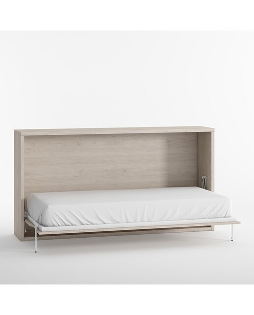 Quarto juvenil com cama rebatível horizontal cor de areia Mio 2