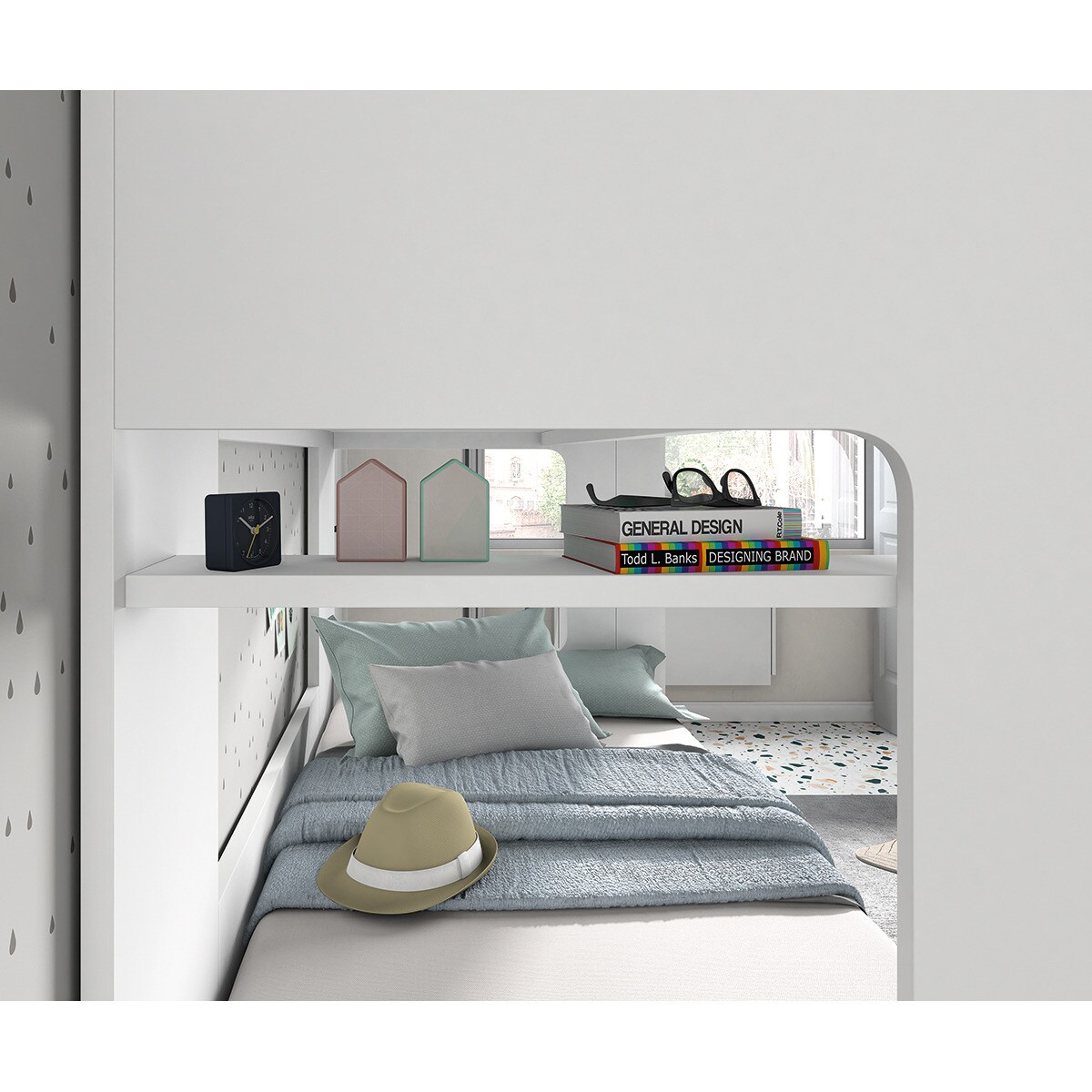 Beliche com 4 gavetas New Planet Branco-3