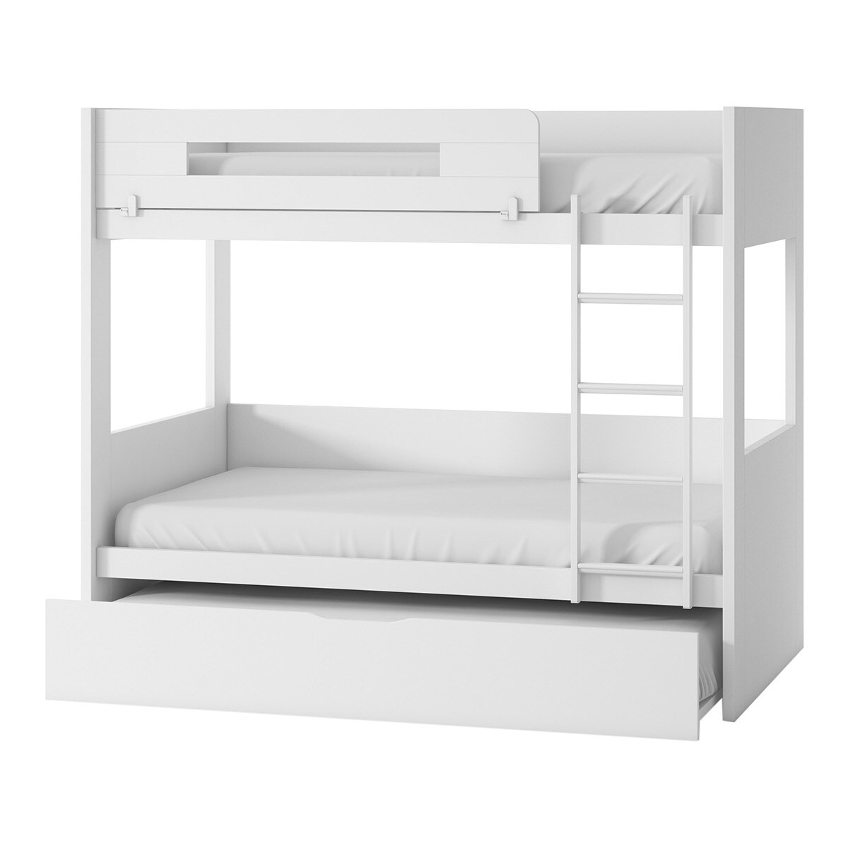 Litera con cama inferior Mio El Corte Inglés - Blanco Blanco-2