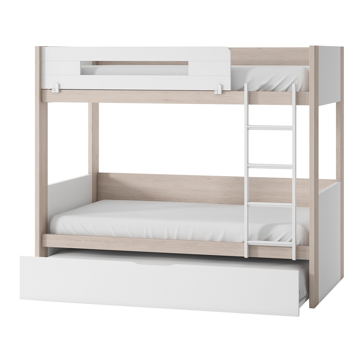 Litera con cama inferior Mio El Corte Inglés - Arena / Blanco Arena / Blanco-2