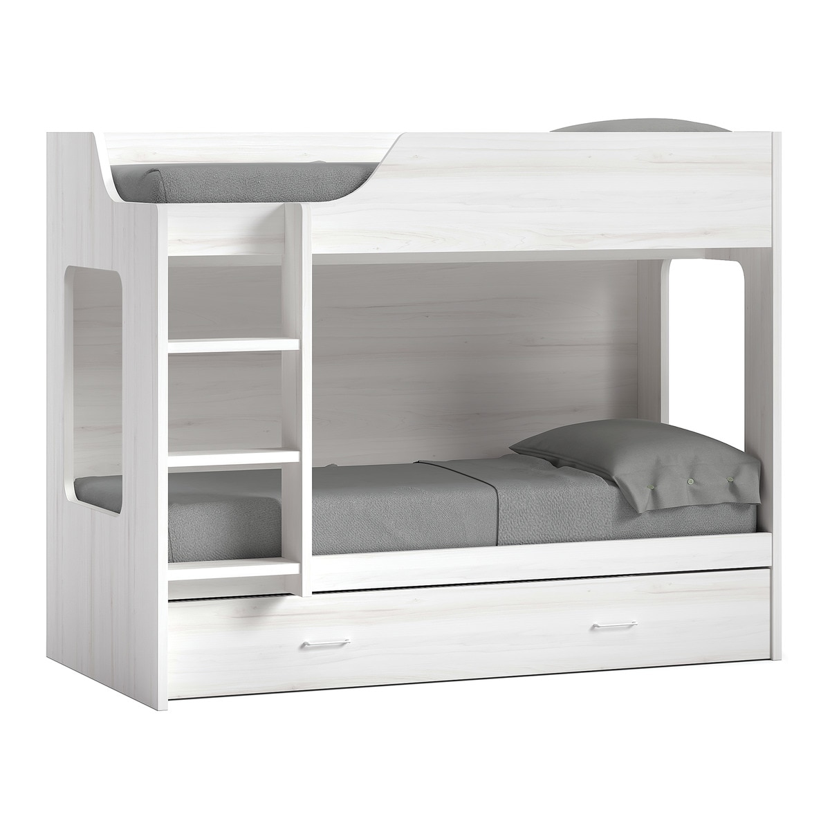 Imagem 0 de Beliche Escada à Esquerda com Cama de Gavetão Noel