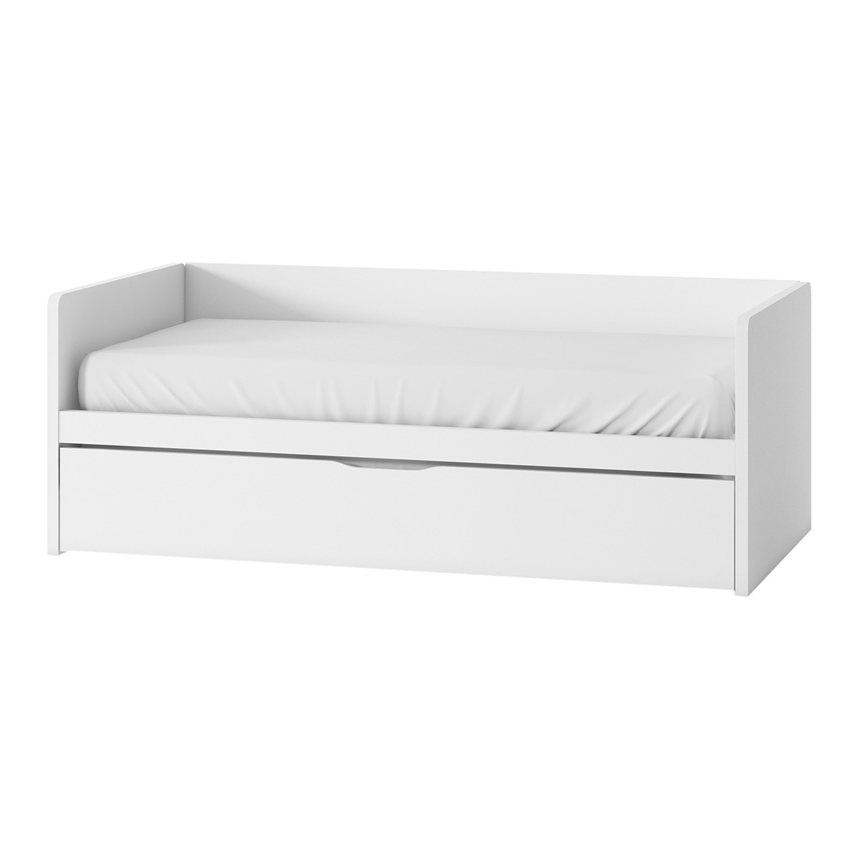 Cama nido con costados altos Mio El Corte Inglés - Blanco Blanco-1