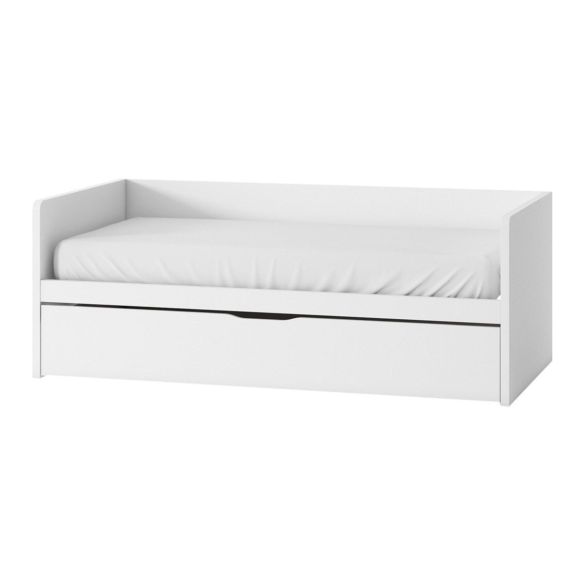 Cama con 1 cajón y costados altos Mio El Corte Inglés - Blanco Blanco-1