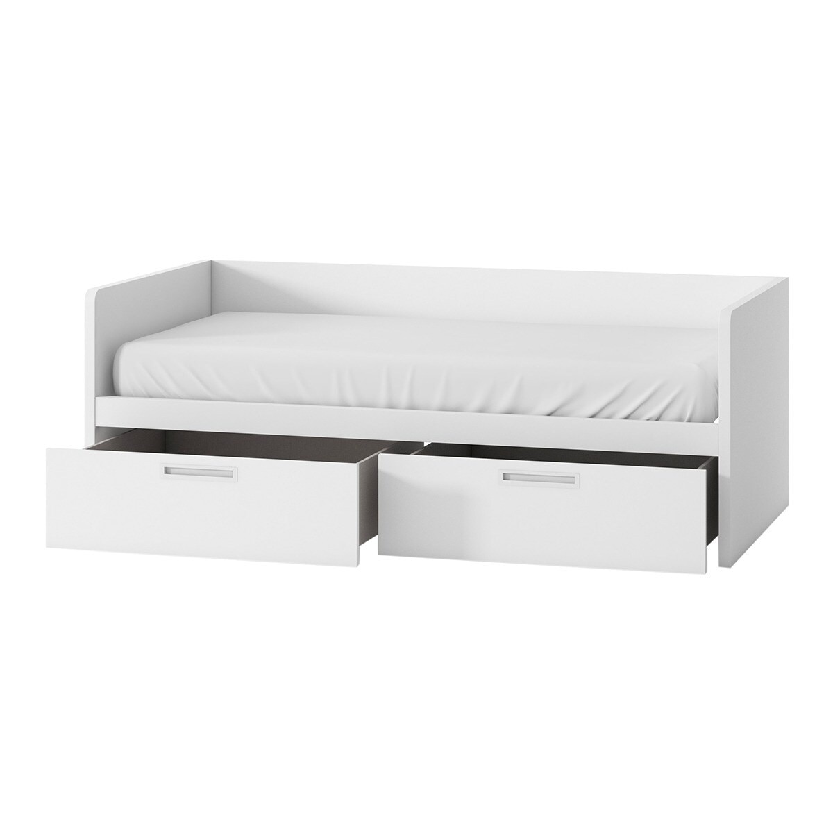 Cama con 2 cajones y cabeceros altos Mio El Corte Inglés - Blanco Blanco-2