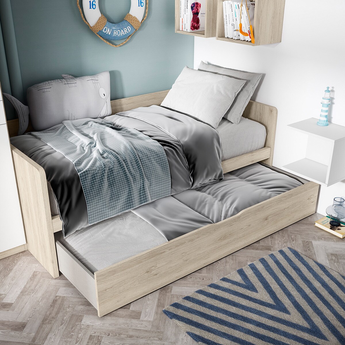 Cama nido con costados altos Mio El Corte Inglés - Arena Arena-5