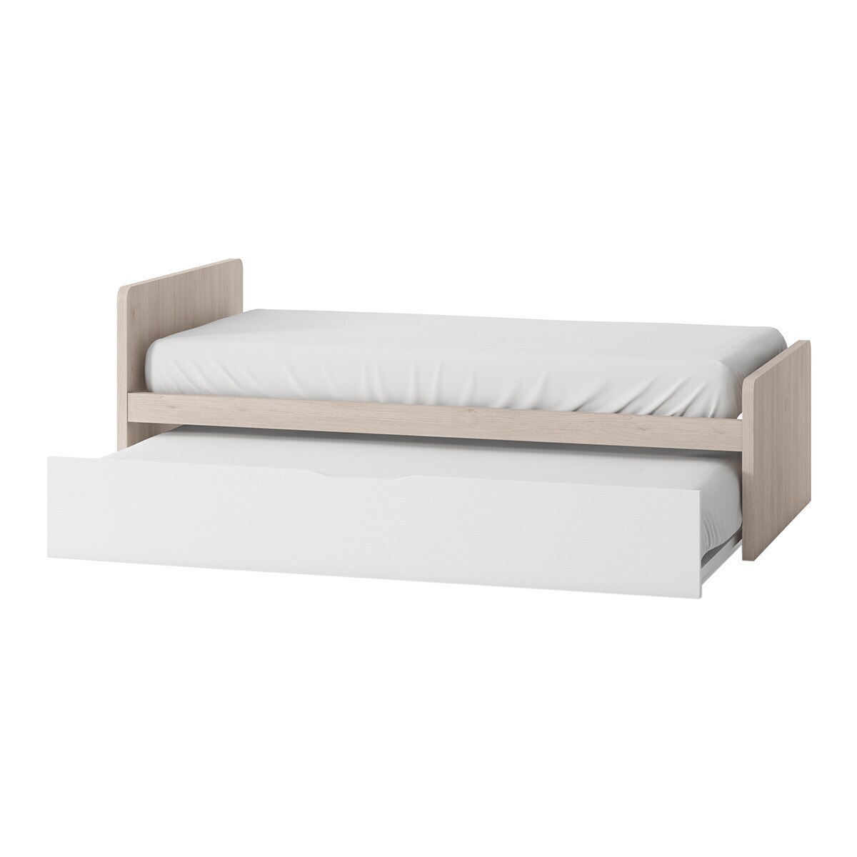 Imagen 2 de Cama nido con costado izquierdo alto Mio El Corte Inglés - Arena / Blanco Arena / Blanco