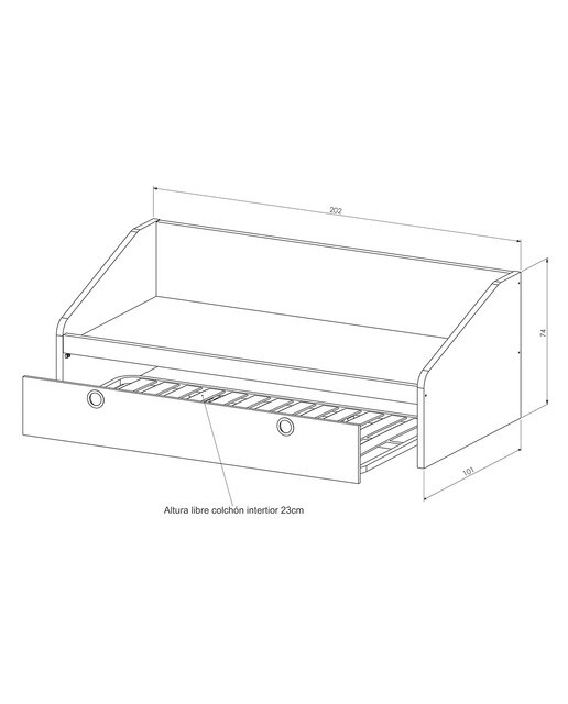 Cama com Gavetão Isense 4