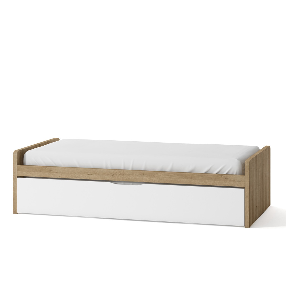 Imagem 0 de Cama com Gavetão e Encosto Baixo Mio