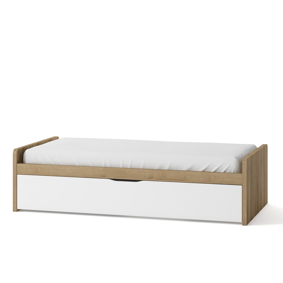 Imagem 0 de Cama com 1 gaveta e cabeceiras baixas Mio