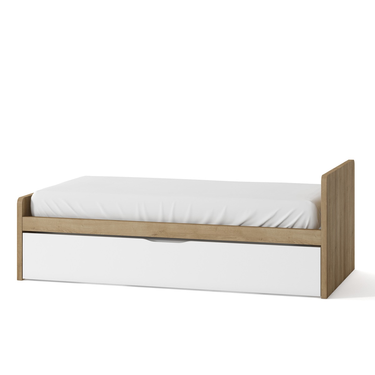 Cama nido con costado derecho alto Mio El Corte Inglés - Canela / Blanco Canela / Blanco-1