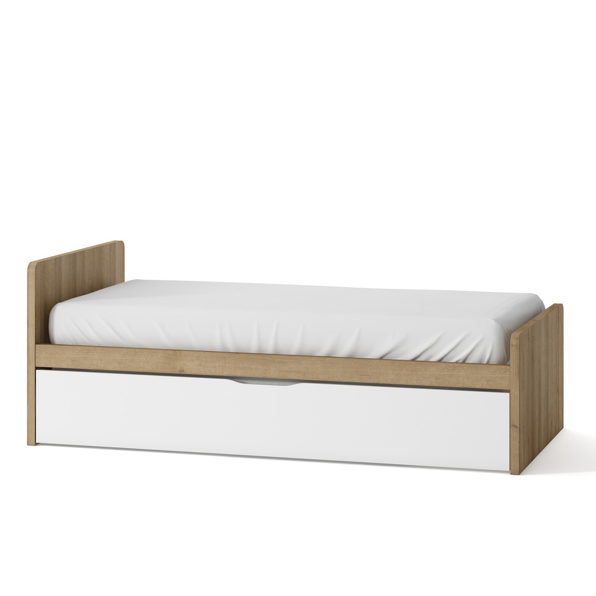 Imagem 0 de Cama com 1 gaveta e cabeceira esquerda alta Mio