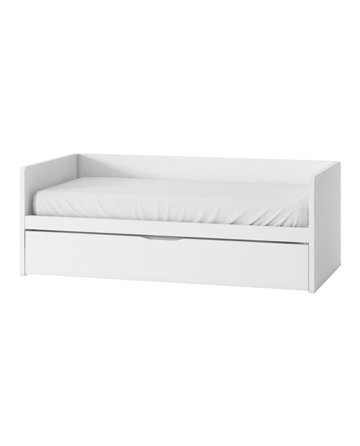 Quarto Juvenil com Cama com Gavetão de Encosto Alto Mio 2