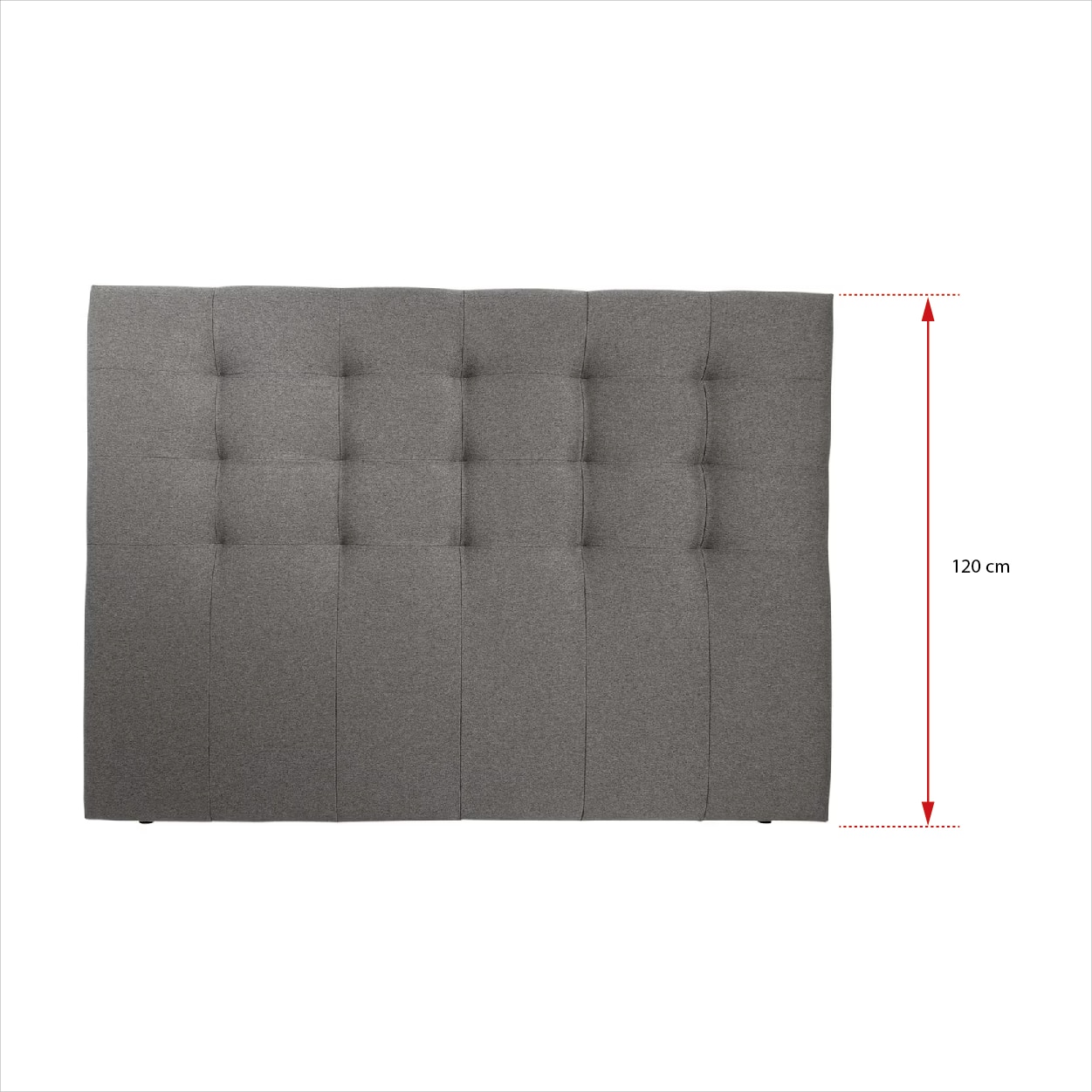 Cabecero doble tapizado Balmoral El Corte Inglés - Coralia / Gris Cama 135 cm Coralia / Gris-4