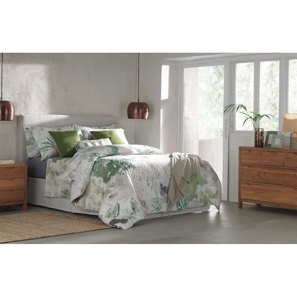 Cabecero doble tapizado Balmoral El Corte Inglés - Coralia / Blanco Cama 150 cm Coralia / Blanco-4
