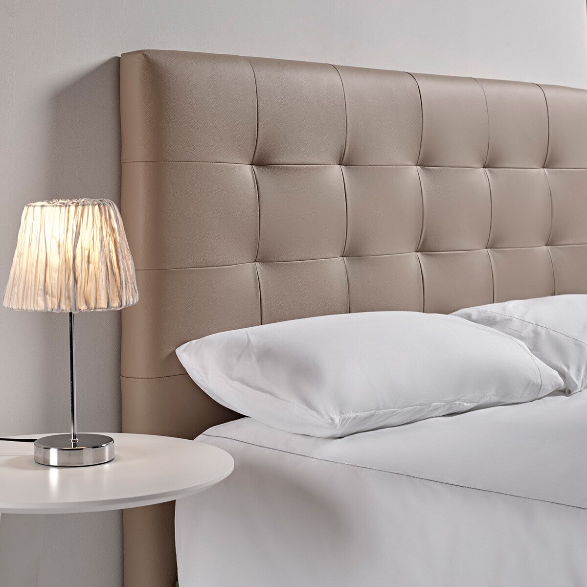 Cabecero doble de piel Balmoral El Corte Inglés - Tierra Cama 135 cm Tierra-2