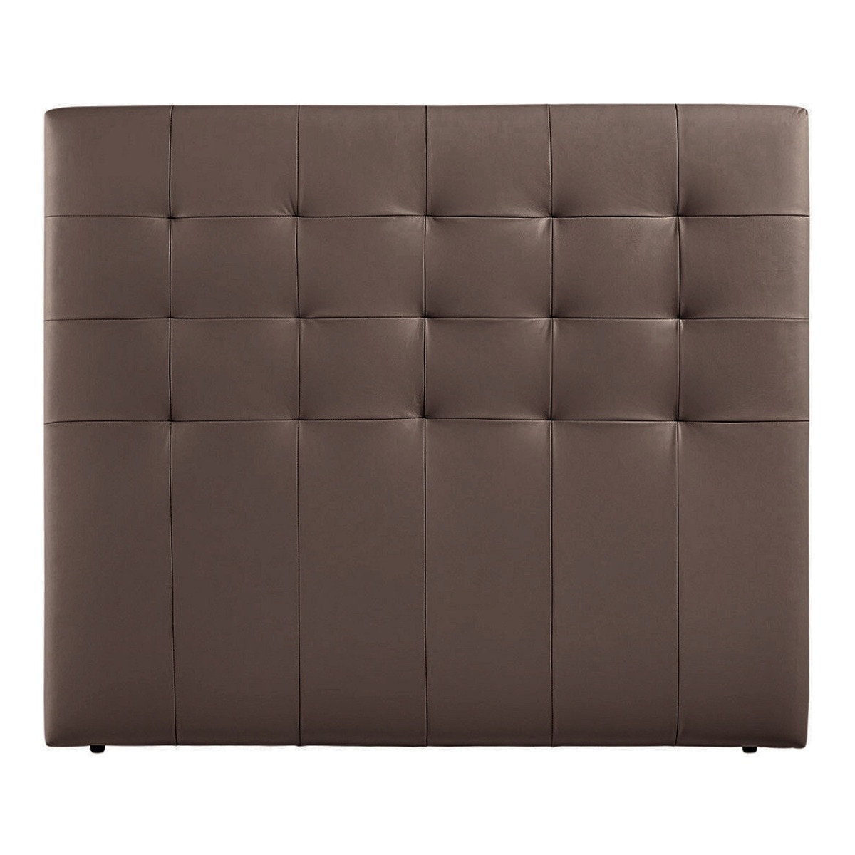 Cabecero doble de piel Balmoral El Corte Inglés - Taupé Cama 135 cm Taupé-1