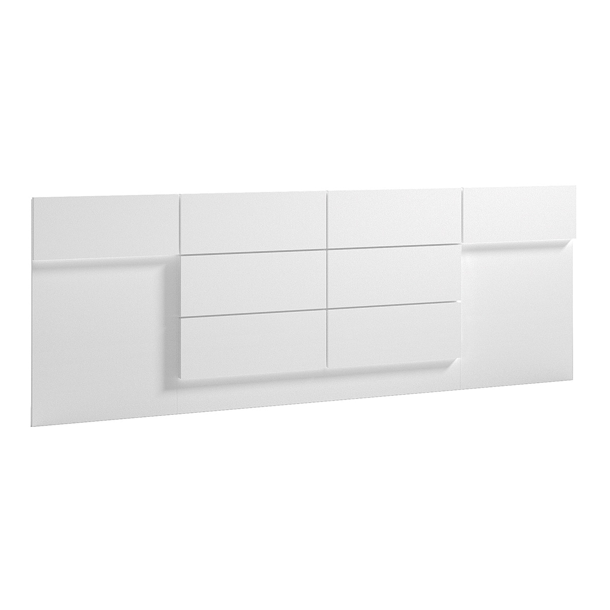Imagen 1 de Cabecero con alas laterales 150 cm Alan El Corte Inglés Blanco polar