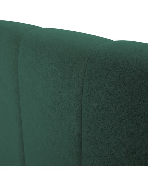 Cabecero doble tapizado Montana El Corte Inglés - Atlas / Verde botella Cama 135 cm Atlas / Verde botella-2